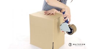 Как собрать картонную коробку