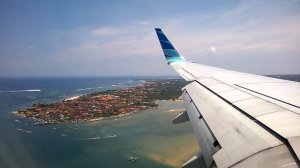 Garuda Indonesia Beautiful Landing Bali  Denpasar Ngurah Rai International Airport