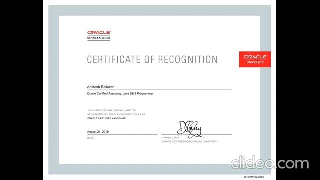 Oracle Certified Associate, Java SE 8 Programmer -- Amitesh Raikwar смотреть онлайн