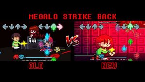 FNF': Vs Chara UPDATE - Megalo Strike Back (Old Vs New) (bf vs chara old and new comparison)
