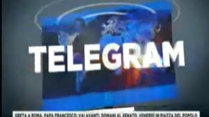 Sigla di TeleGRAM - RAIN NEWS 24 - programma di approFONDimento delle tele-notizie
