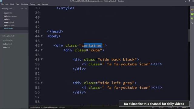 CSS 3D Social Icons Hover Effects Using HTML 5 / CSS 3 / WebDesign