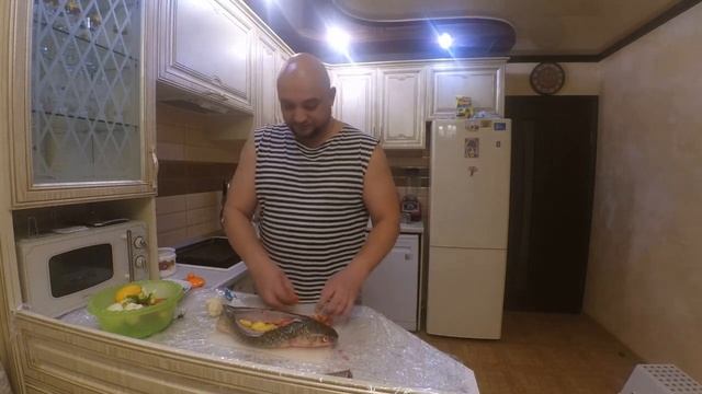 Пеленгас запеченный с овощами "Альдэнтэ" смотреть онлайн