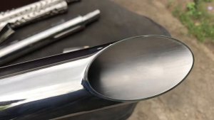 Прямоток для «Suzuki Boulevard С50» Ручная работа - НЕРЖАВЕЙКА !!!