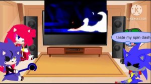 Tanya & Element hedgehog react to Sonic.exe vs Metallix|| +Eggman & metal sonic|| Sonic Au