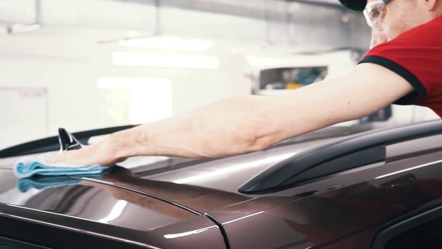 Нанесение жидкого стекла на кузов ŠKODA KODIAQ смотреть онлайн