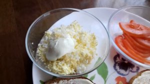 Бутерброды с яйцом,чесноком и сыром, быстро ,Кухонные дела Надежды #бутерброд_с_яйцом #намазка