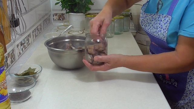 КОНСЕРВЫ из свежемороженной СЕЛЬДИ в МАСЛЕ
