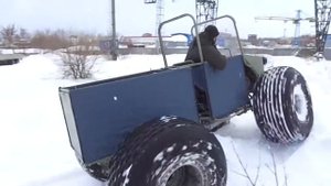 Вездеход Соломономобиль-91 , на двух колесах