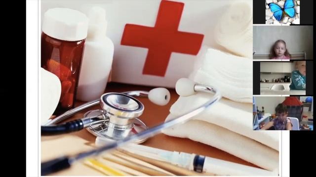 Детям о врачах и медицинской помощи.Онлайн занятие с детьми.