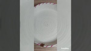 Шью и шью. Корзина из хлопкового шнура.