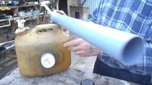 как я делал удлинитель в канистре.