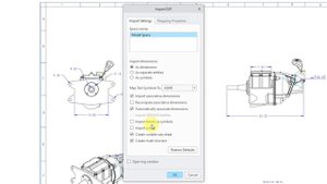 Creo Parametric - Importing a DXF Drawing