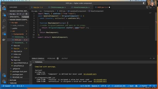 How to make a Higher Order Component in React смотреть онлайн