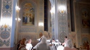 "Честнейшую Херувим" (Распев Леснинского монастыря). Регент Екатерина Артюхова.