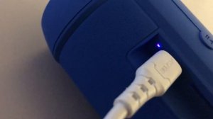 Блютуз колонка синяя