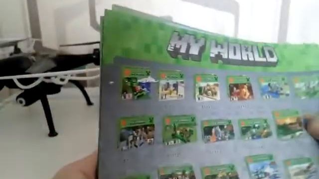 Обзор журнала - инструкцию по лего майнкравту MY WORLD (обзоры игрушек Егор помидор ) смотреть онлайн