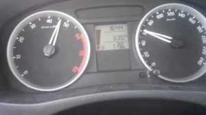 Разгон от 0 до 100  Skoda Fabia 1.2