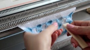 Узор 1 Как вязать на вязальной машине