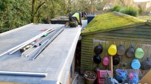 How To Easily Install Shed/Garden Room EPDM/Rubber Roof