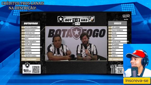 🤣😭REAÇÕES DO CHORORÓ DO BOTAFOGUINHO E TRISTEZA TOTAL COM DERROTA NO TAPETINHO - BOTAFOGO 2x4 VASCO смотреть онлайн