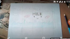 Как сделать сквиш Молоко.MILK.