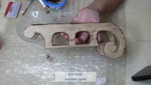 Новогодняя классика для тех, кто любит КРАСНЕНЬКОЕ / Сани из картона своими руками