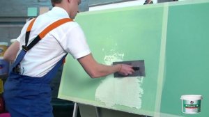 Как наносить структурную штукатурку düfa Reibeputz15