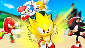 Кто быстрее? БИТВА СОНИКОВ от НУБ до ПРО до ЧИТЕР в Sonic Movie Experience Shadow Roblox