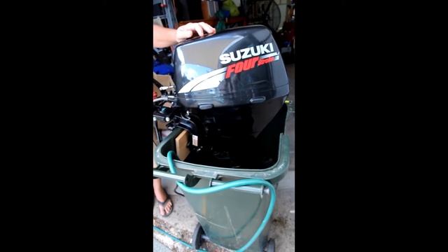 P79069 - Suzuki DF15 15HP 4 Stroke Outboard Motor 2005 Electric Start-Starts & Runs Great смотреть онлайн