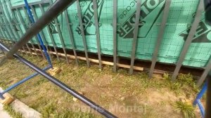 ВНЕШНЯЯ ОТДЕЛКА ПОД КИРПИЧ с утеплением монтаж.