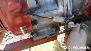 Замена масла двигателя Honda GX-270 мотоблока Беларус, МТЗ.