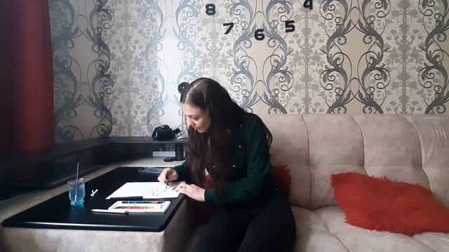 Нетрадиционное рисование Подснежник