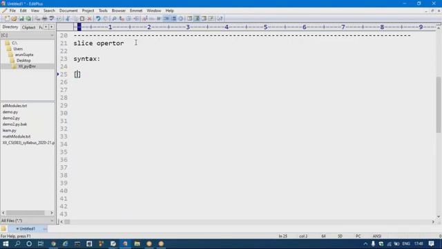 Str data type | String in Python | String data type | Slice operator | Type casting in python