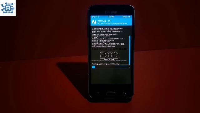 Install DotOS ROM on Samsung Galaxy J3 2016 SM-J320F Android 7.1.2 Nougat
