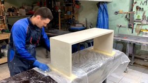 Лавочка из архитектурного бетона