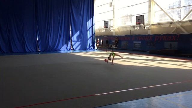 Художественная гимнастика, Брюзгина Инга 2007 г.р. Мяч смотреть онлайн