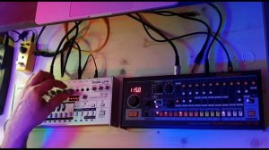 Roland Boutique TB-03 and TR-08 Roland retro acid house jam
