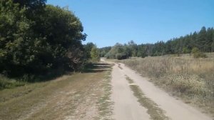 Деревня. На советском велосипеде