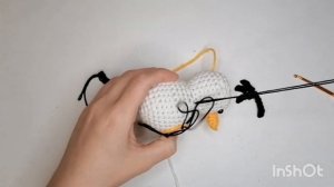 снеговик крючком, снеговик амигуруми