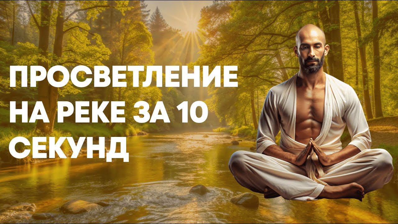 Просветление на берегу лесной реки за 10 секунд смотреть онлайн