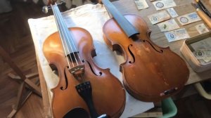 Оркестровая скрипка производства Фабрики смычковых инструментов 1955 года выпуска