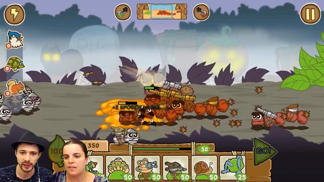 БолтушкА и ПРоХоДиМеЦ купили Новую Гусеницу и новую Способность! #333 - игра Боегусени смотреть онлайн