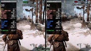 RTX 3050 (8GB) vs RX 6600 (8GB) | 10 Games Test | 1440P - 2K