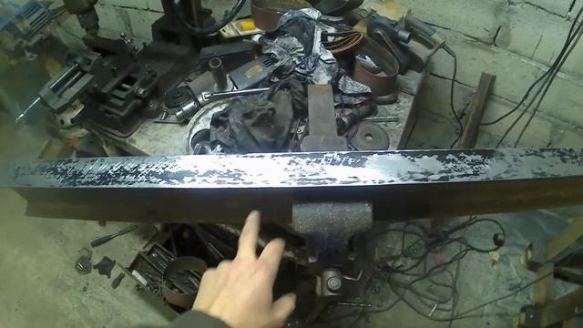 шлифование самодельной станины токарного станка