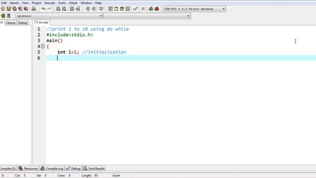 do while loop|print 1 to 10 using do while|print numbers using do while|interation in c