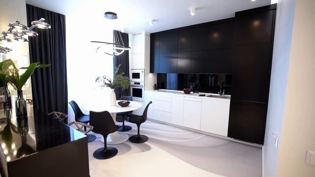 Дизайн интерьера, Обзор квартиры 60 м² ЖК Ясный, Современный стиль, Ремонт смотреть онлайн