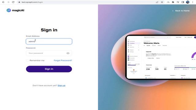 How to login Admin Panel MagicAI - OpenAI Content, Text, Image, Chat, Code Generator as SaaS смотреть онлайн