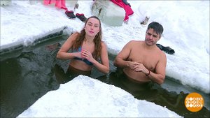 В прорубь - по правилам. Доброе утро. Фрагмент выпуска от 18.01.2019