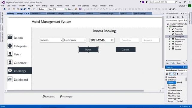 C# Full Project | Hotel Management System Using C#.NET смотреть онлайн